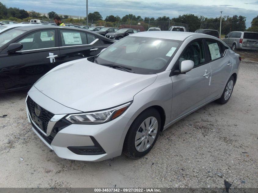 2022 NISSAN SENTRA S VIN: 3N1AB8BV4NY292967