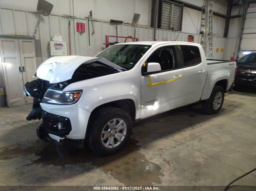 2022 CHEVROLET COLORADO 4WD LT VIN: 1GCGTCEN1N1227047