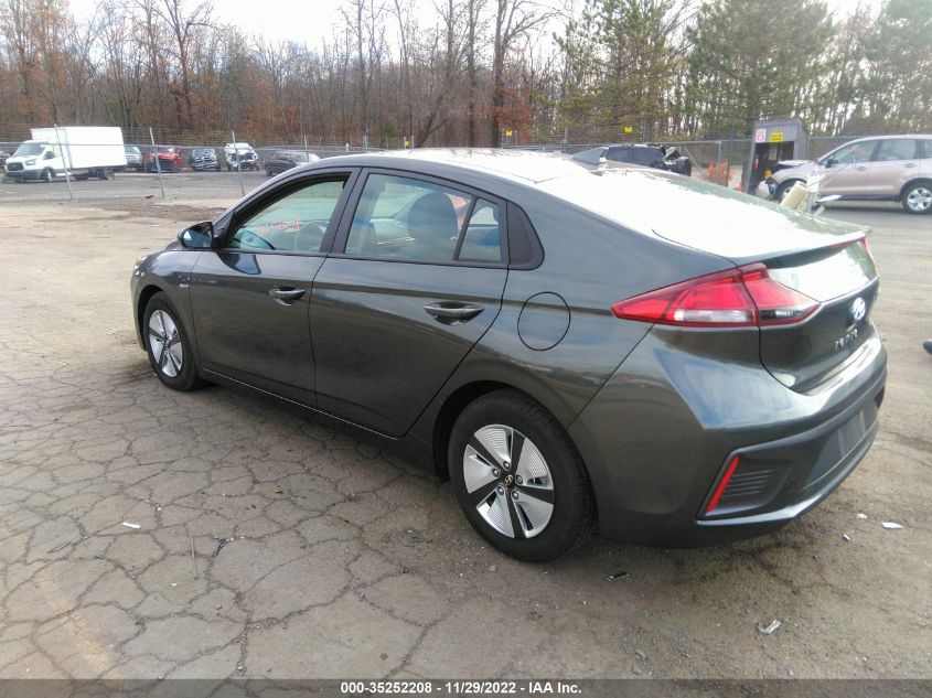 2020 HYUNDAI IONIQ HYBRID BLUE VIN: KMHC65LC8LU235608