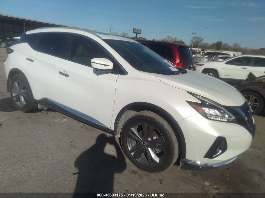 2022 NISSAN MURANO PLATINUM VIN: 5N1AZ2DJ3NC113113