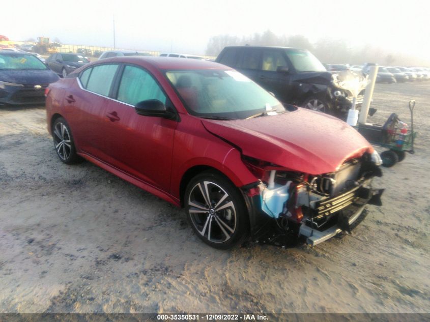 2022 NISSAN SENTRA SR VIN: 3N1AB8DV4NY264485