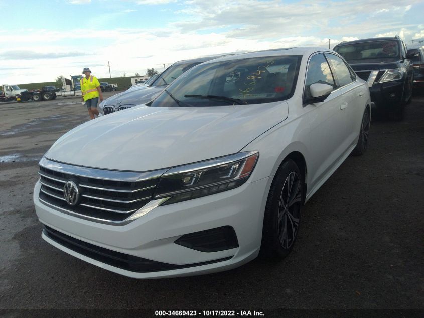 2021 VOLKSWAGEN PASSAT 2.0T SE VIN: 1VWSA7A32MC017682