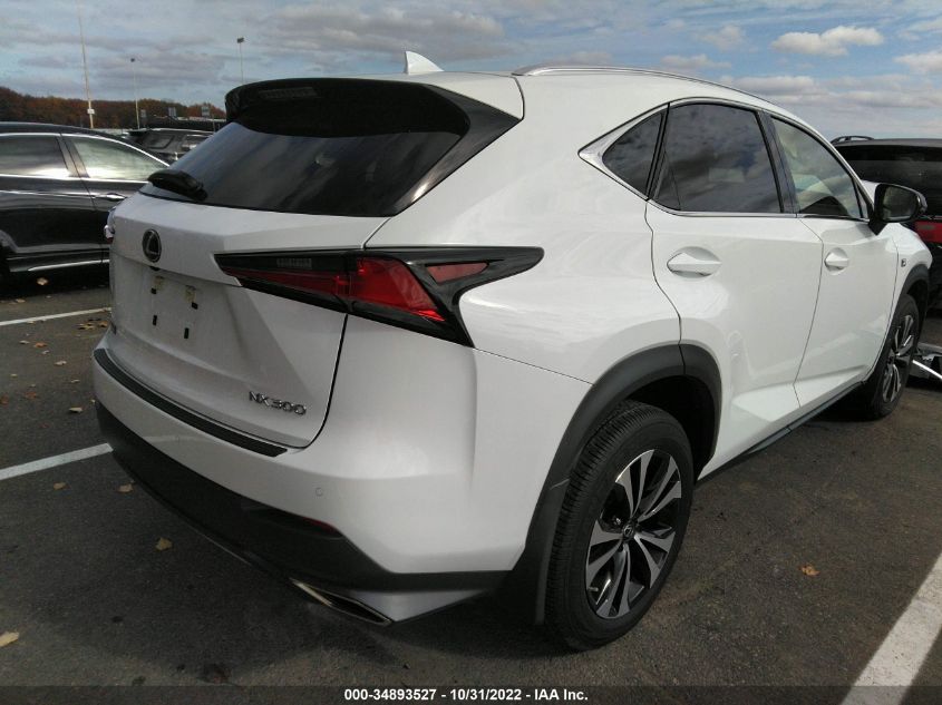 2021 LEXUS NX NX 300 F SPORT VIN: JTJSARDZ0M5020595