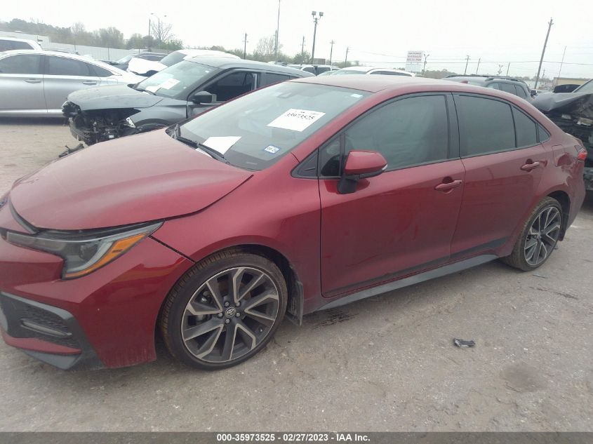 2022 TOYOTA COROLLA SE/SE NIGHTSHADE/APEX SE VIN: JTDS4MCE0NJ097942