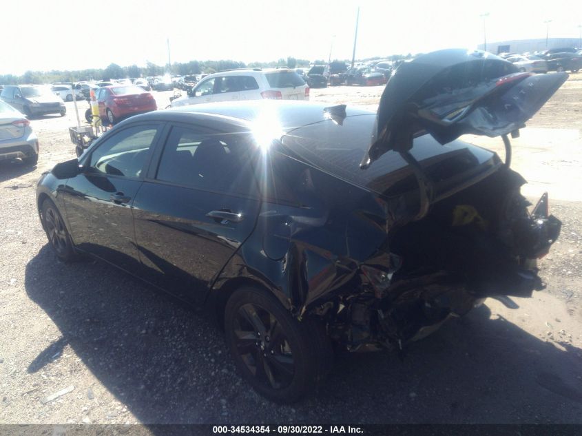 2022 HYUNDAI ELANTRA SEL VIN: 5NPLM4AG3NH054388