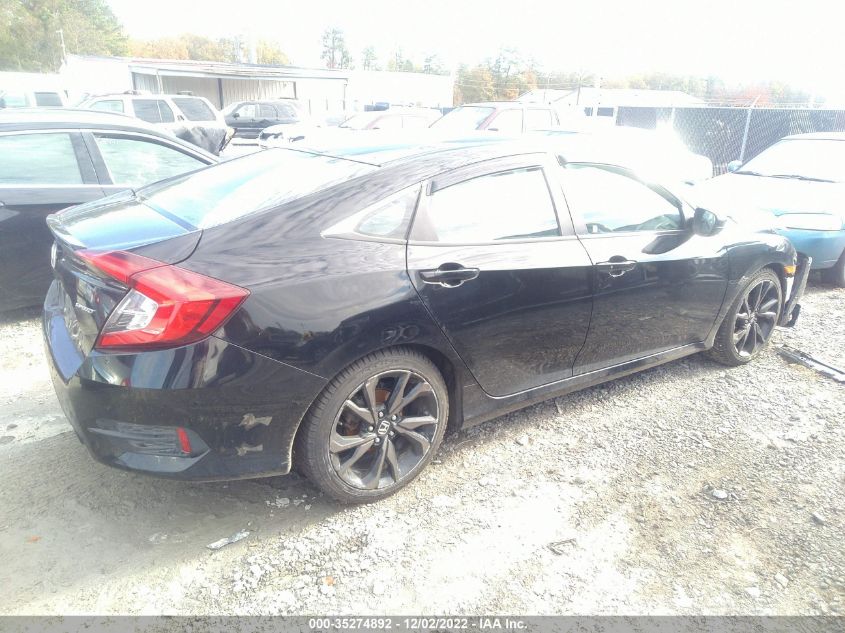 2020 HONDA CIVIC SEDAN SPORT VIN: 2HGFC2E88LH535977