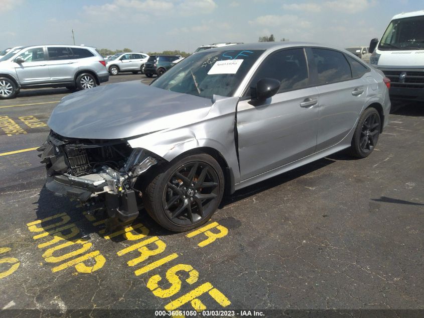 2022 HONDA CIVIC SEDAN SPORT VIN: 2HGFE2F57NH578420