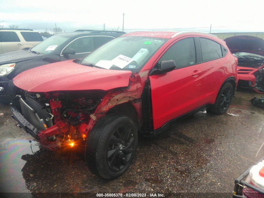 2022 HONDA HR-V SPORT VIN: 3CZRU5H18NM733479