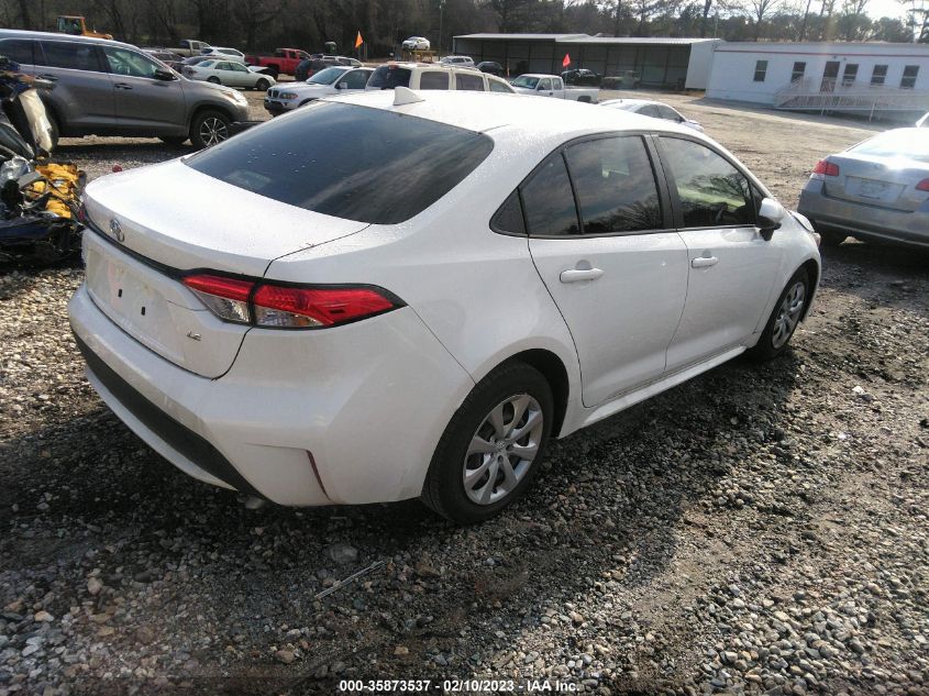 2022 TOYOTA COROLLA LE VIN: JTDEPMAEXN3021768