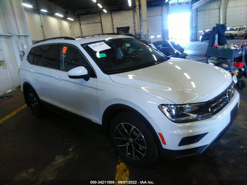 2021 VOLKSWAGEN TIGUAN SE/SE R-LINE BLACK/SEL VIN: 3VV2B7AXXMM137927