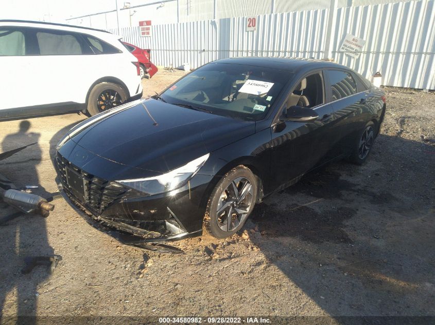 2021 HYUNDAI ELANTRA SEL VIN: KMHLN4AG9MU131326