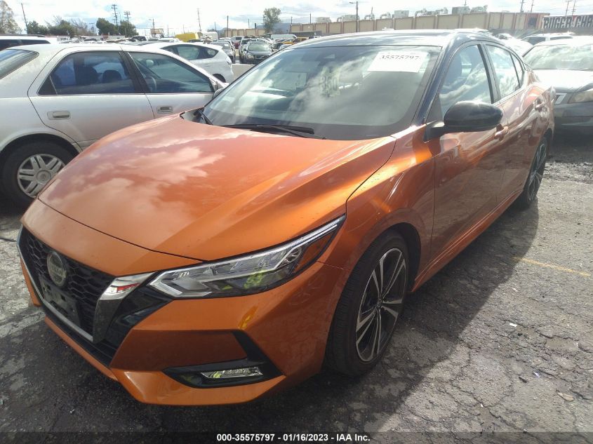 2021 NISSAN SENTRA SR VIN: 3N1AB8DV0MY299457