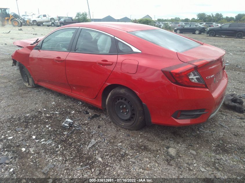 2020 HONDA CIVIC SEDAN LX VIN: 2HGFC2F64LH574806