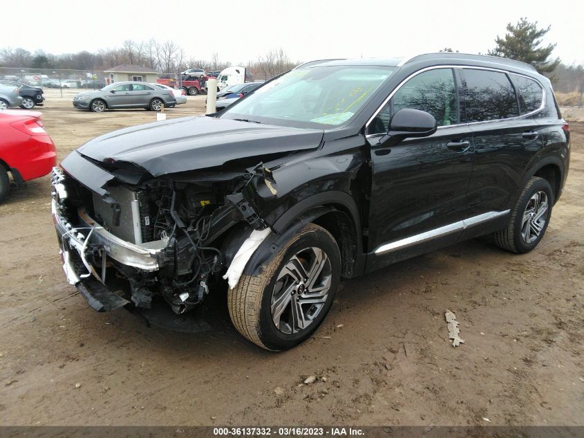 2022 HYUNDAI SANTA FE SEL VIN: 5NMS2DAJ7NH413784