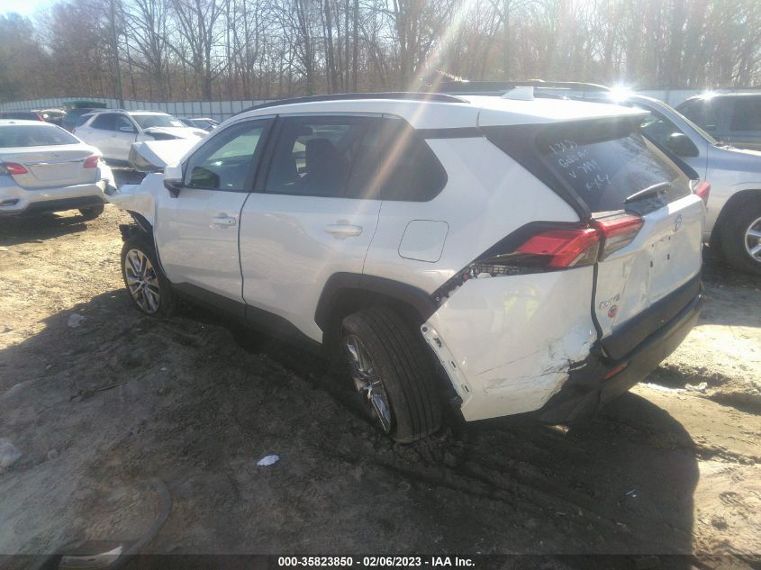 2022 TOYOTA RAV4 XLE PREMIUM VIN: 2T3C1RFV5NW197994