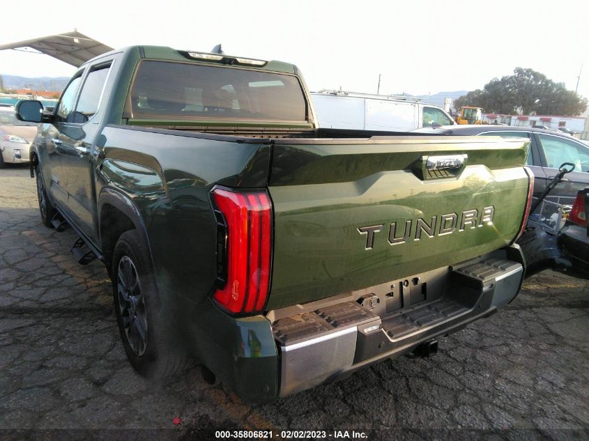 2022 TOYOTA TUNDRA 2WD LIMITED VIN: 5TFJA5AB3NX002645