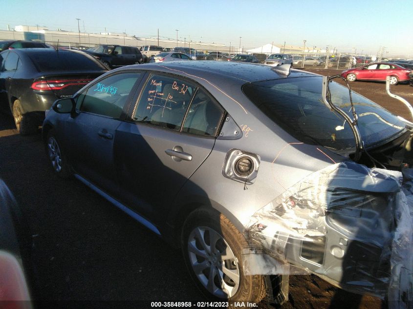 2022 TOYOTA COROLLA LE VIN: JTDEPMAE1NJ229954