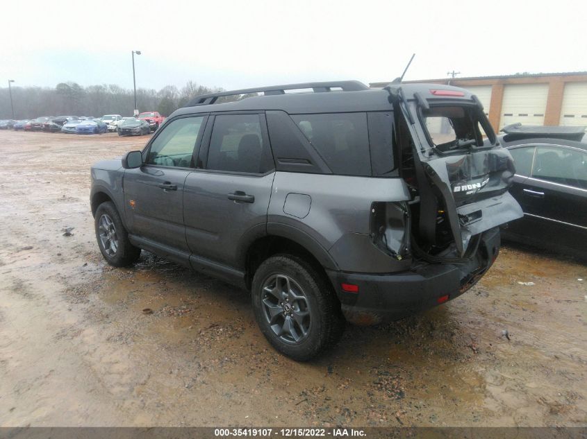 2021 FORD BRONCO SPORT BADLANDS VIN: 3FMCR9D93MRA61506