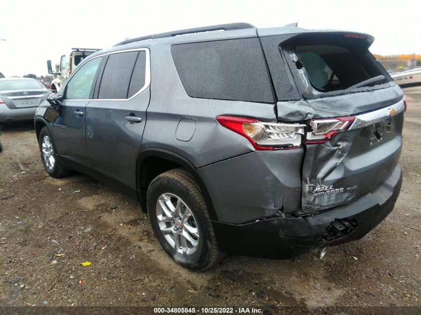 2021 CHEVROLET TRAVERSE LT CLOTH VIN: 1GNEVGKW0MJ228637