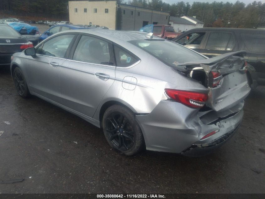 2020 FORD FUSION SE VIN: 3FA6P0HD4LR158672