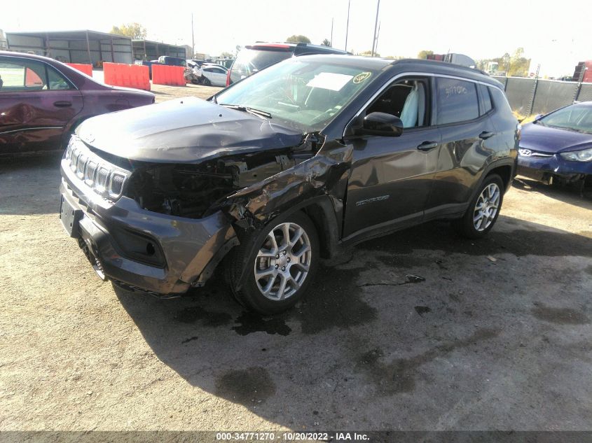 2022 JEEP COMPASS LATITUDE LUX VIN: 3C4NJDFBXNT112186