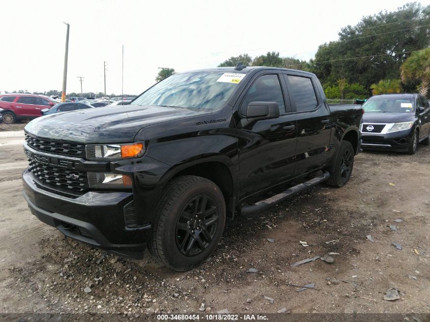 2022 CHEVROLET SILVERADO 1500 LTD CUSTOM VIN: 1GCPYBEK2NZ101444