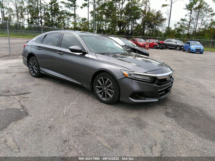 2021 HONDA ACCORD SEDAN EX-L VIN: 1HGCV1F53MA114583