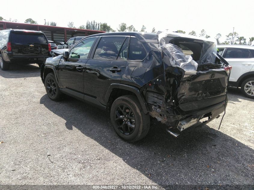 2022 TOYOTA RAV4 LE VIN: 2T3H1RFV3NW221313