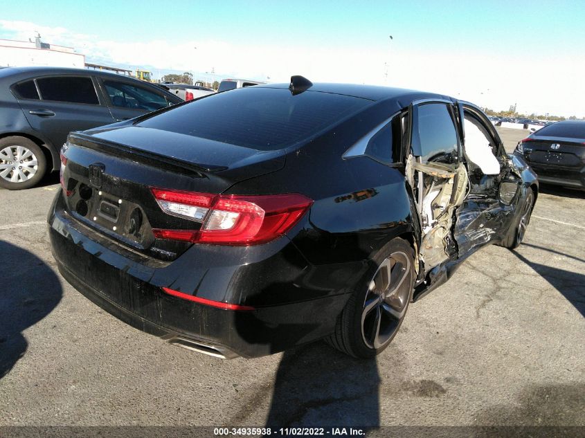 2022 HONDA ACCORD SEDAN SPORT VIN: 1HGCV1F39NA015346