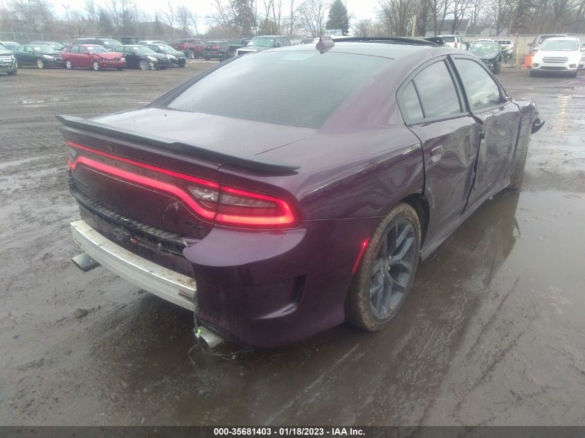 2022 DODGE CHARGER R/T VIN: 2C3CDXCTXNH143321