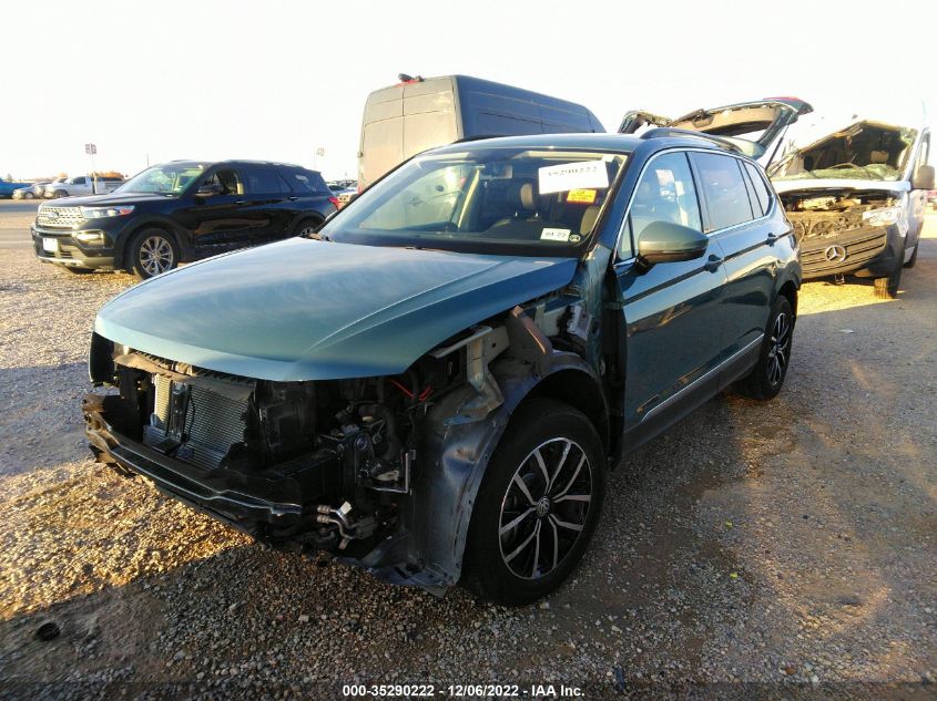 2021 VOLKSWAGEN TIGUAN SE/SE R-LINE BLACK/SEL VIN: 3VV3B7AX9MM086487