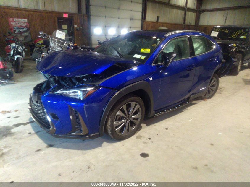 2021 LEXUS UX UX 250H F SPORT VIN: JTHR9JBH8M2046268