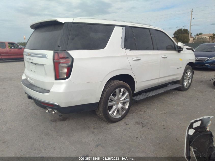 2021 CHEVROLET TAHOE HIGH COUNTRY VIN: 1GNSCTKL7MR111629