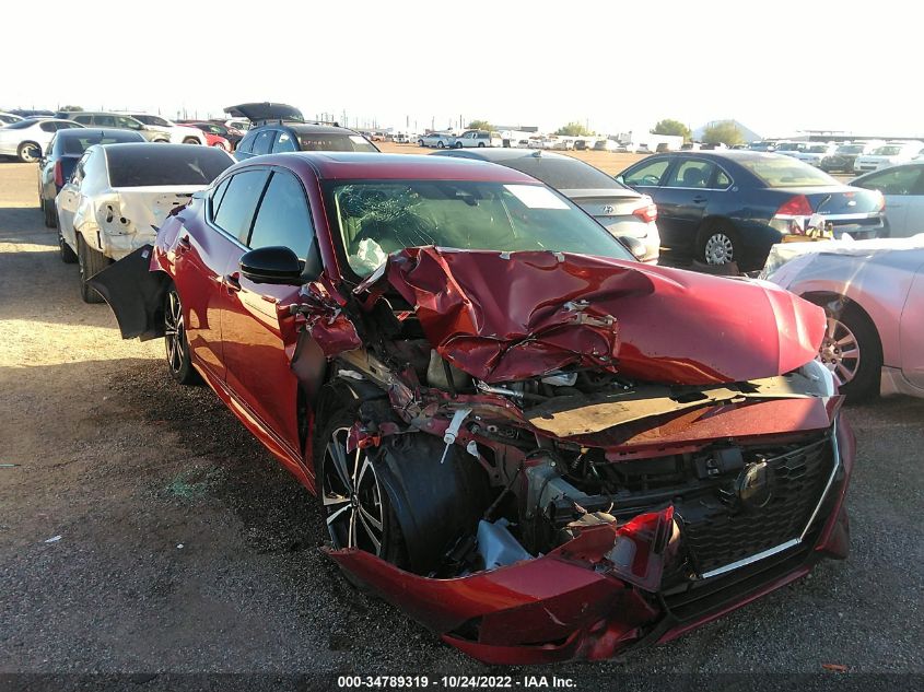 2021 NISSAN SENTRA SR VIN: 3N1AB8DV5MY314079