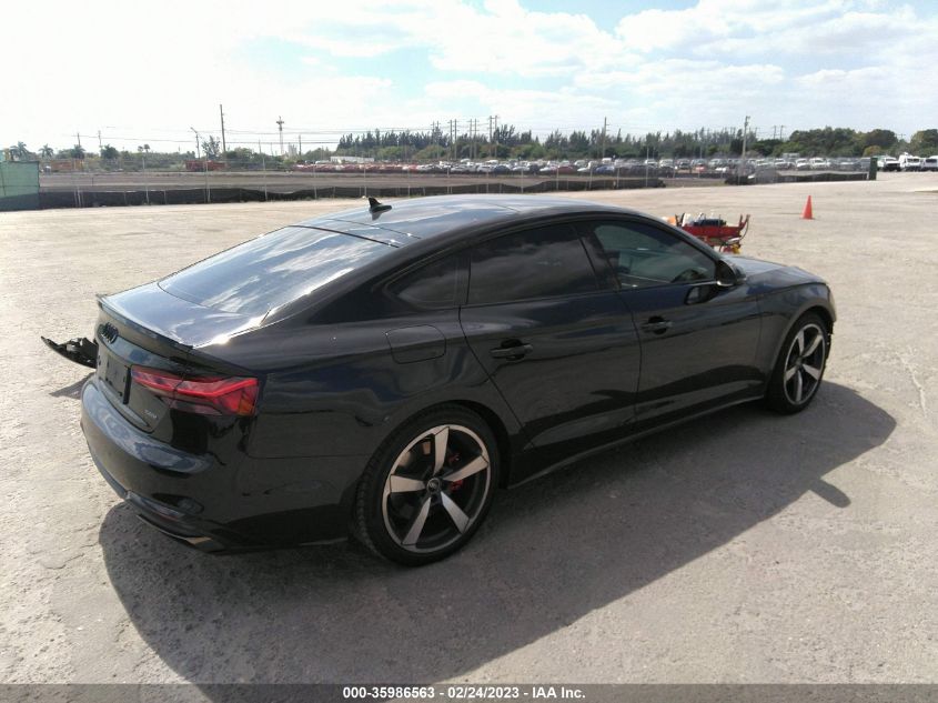 2023 AUDI A5 SPORTBACK S LINE PREMIUM PLUS VIN: WAUFACF50PA017569