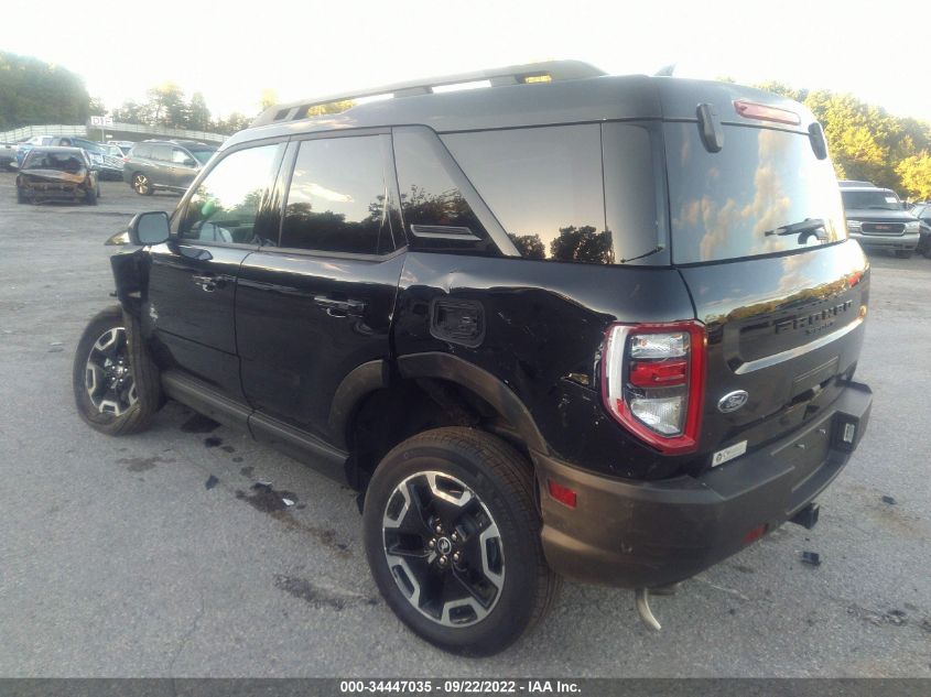 2022 FORD BRONCO SPORT OUTER BANKS VIN: 3FMCR9C64NRD81913