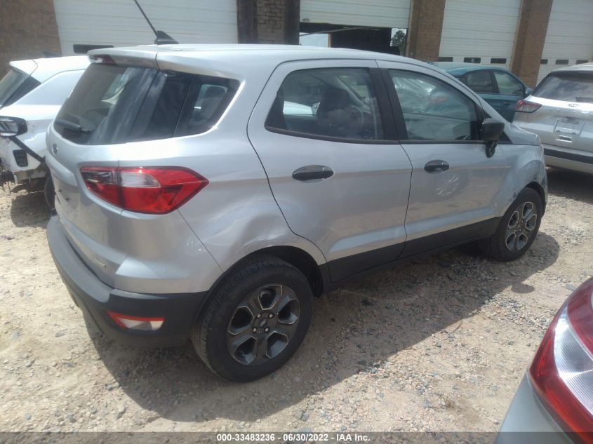 2020 FORD ECOSPORT S VIN: MAJ3S2FE8LC387122