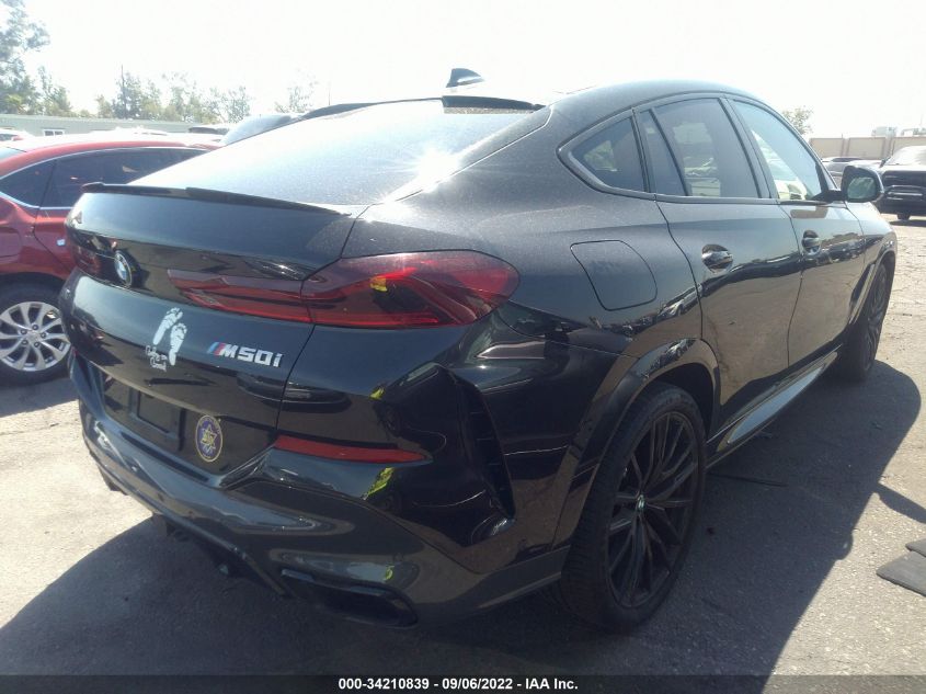 2021 BMW X6 M50I VIN: 5UXCY8C04M9E32495