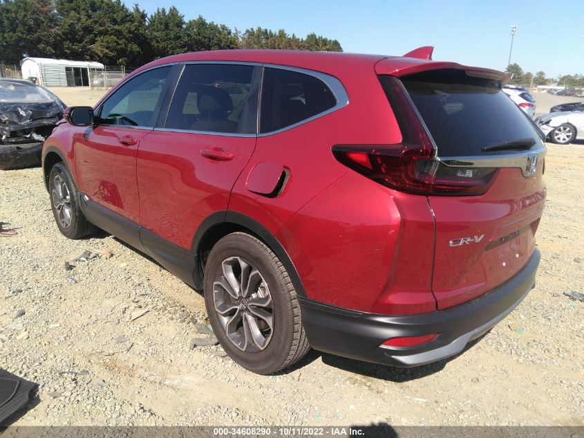 2022 HONDA CR-V EX-L VIN: 2HKRW2H81NH605604