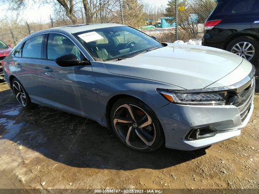 2022 HONDA ACCORD SEDAN SPORT VIN: 1HGCV2F39NA021752