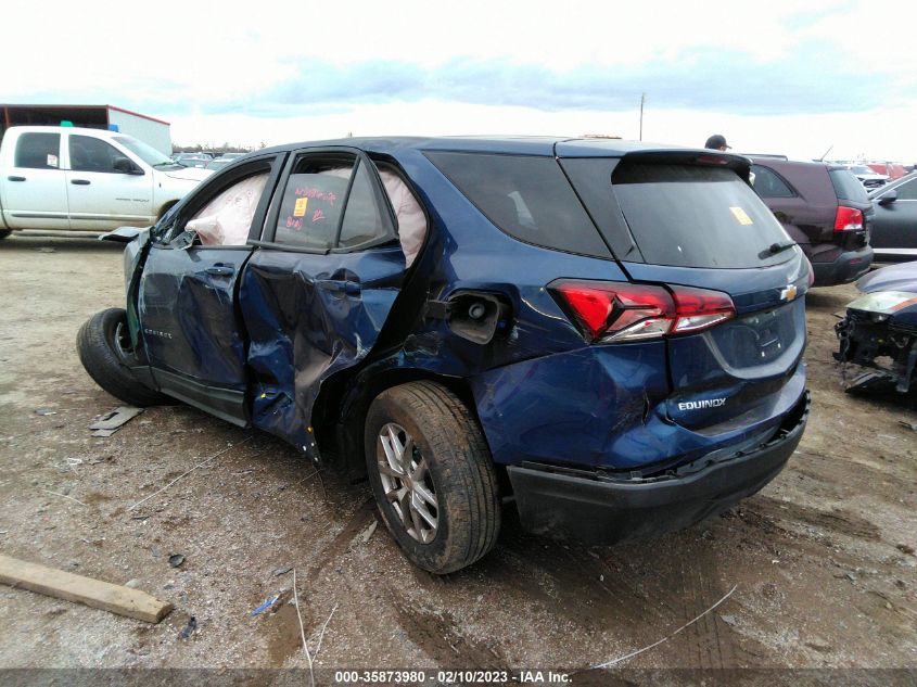 2022 CHEVROLET EQUINOX LS VIN: 3GNAXHEVXNS206601