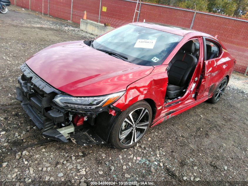 2021 NISSAN SENTRA SR VIN: 3N1AB8DV0MY302454