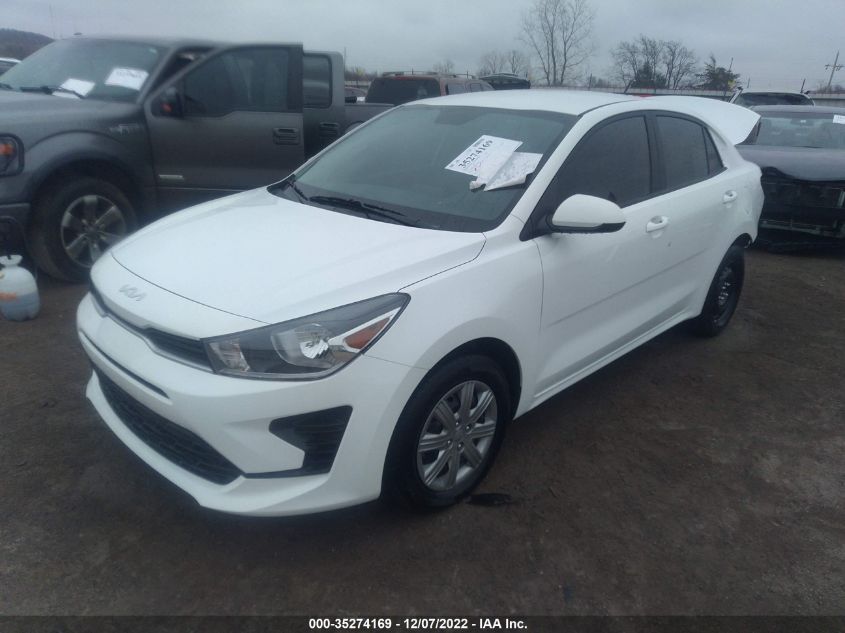 2022 KIA RIO LX VIN: 3KPA24AD9NE510546