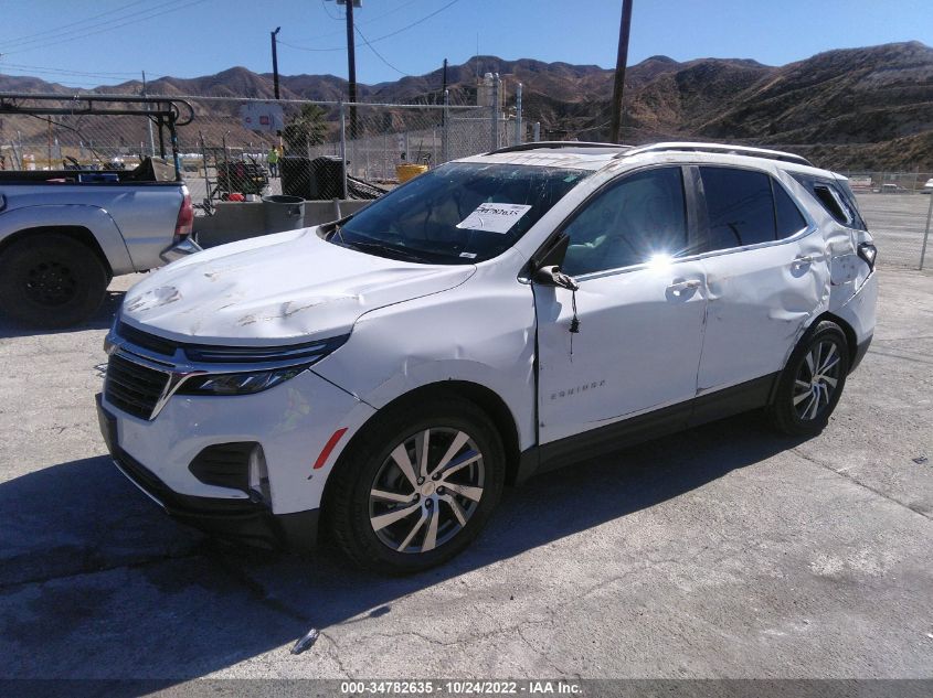 2022 CHEVROLET EQUINOX LT VIN: 3GNAXKEV0NS128407