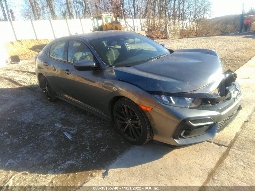 2021 HONDA CIVIC HATCHBACK SPORT VIN: SHHFK7G46MU213689
