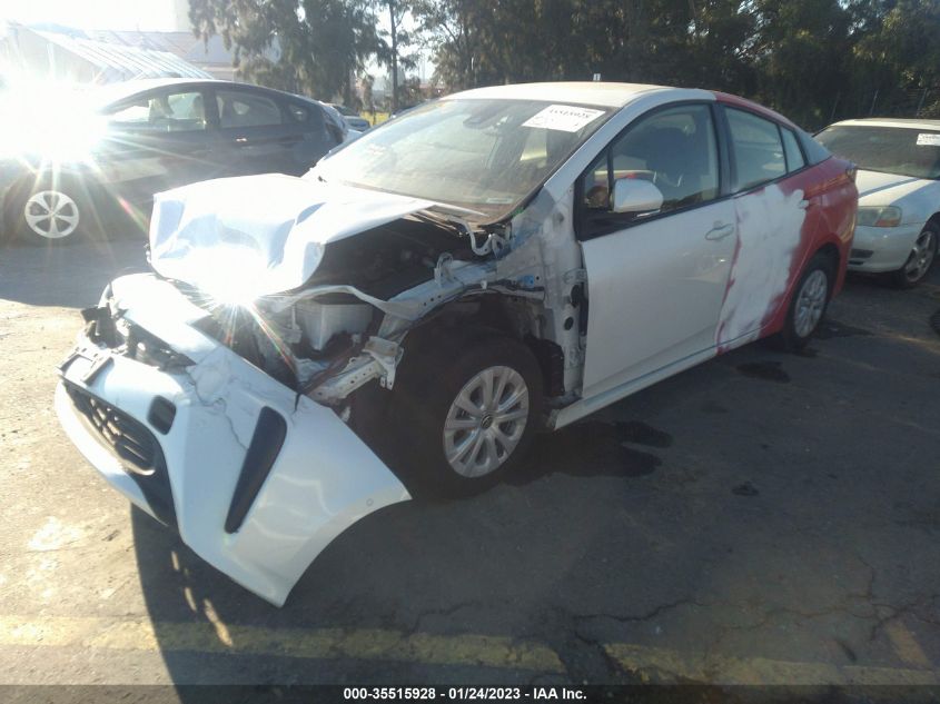 2022 TOYOTA PRIUS L VIN: JTDKAMFU6N3153236