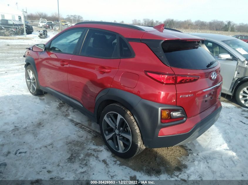 2020 HYUNDAI KONA LIMITED VIN: KM8K33A58LU409495