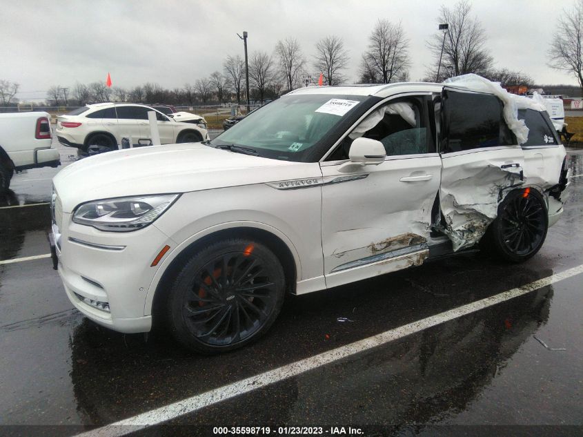 2021 LINCOLN AVIATOR RESERVE VIN: 5LM5J7XC1MGL17299