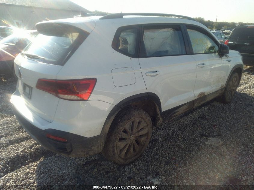 2022 VOLKSWAGEN TAOS S VIN: 3VVCX7B27NM016170