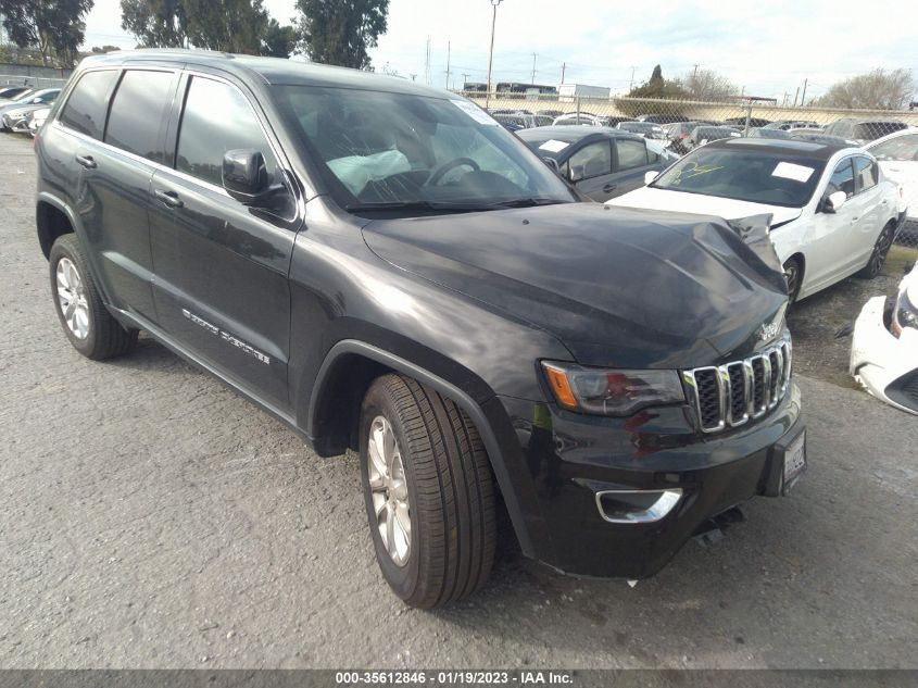 2022 JEEP GRAND CHEROKEE WK LAREDO X VIN: 1C4RJFAG4NC121283